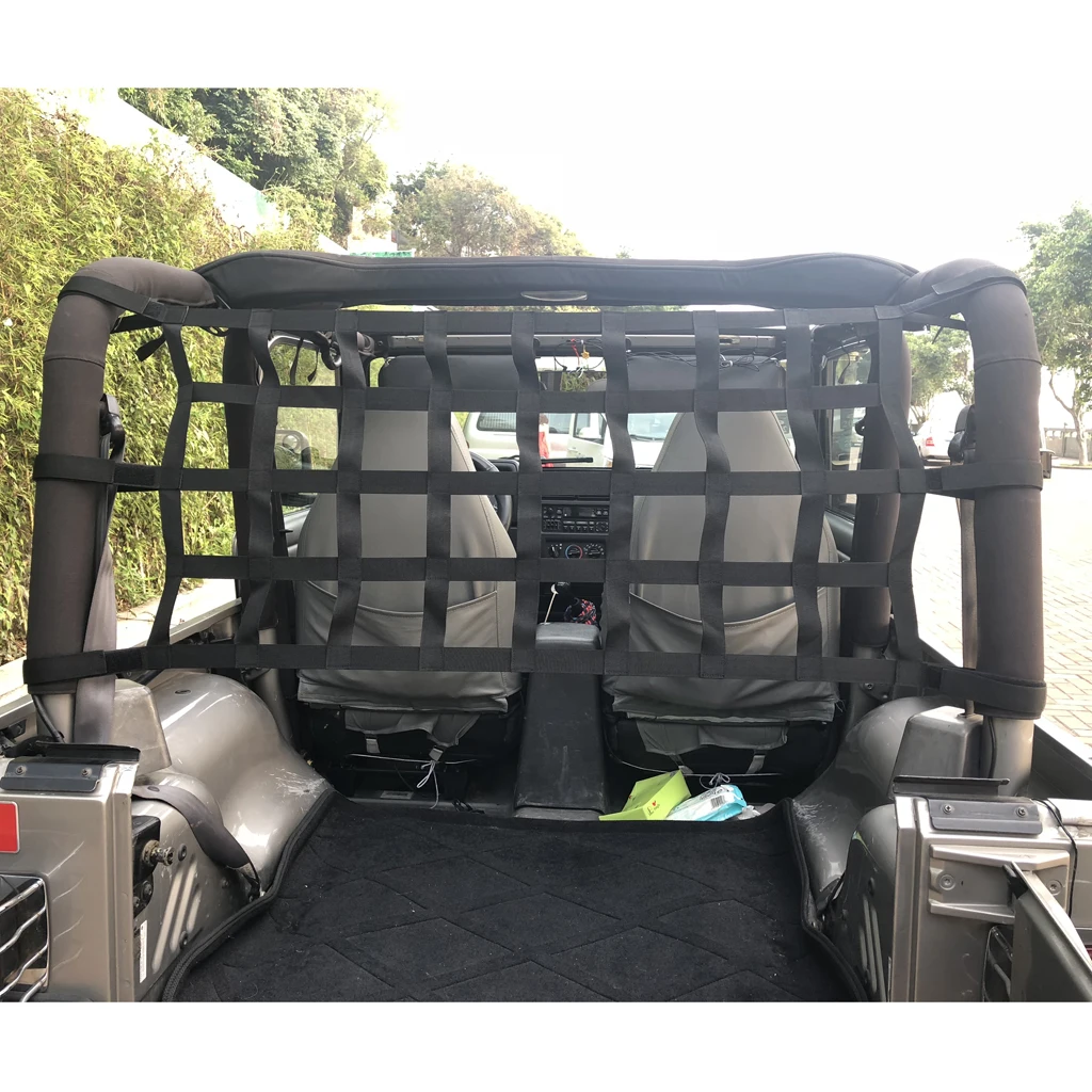 2019 новый грузовой сетчатый заднее окно сеть для крыши гамак Jeep Wrangler 1997