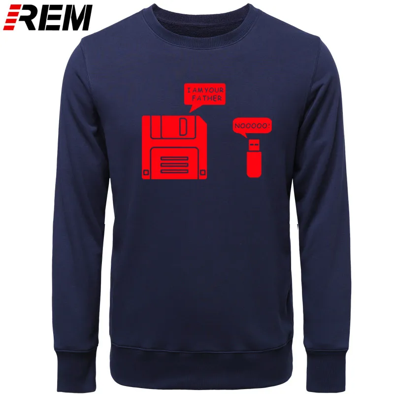 REM USB дискета я ваш отец мужские хлопковые с длинным рукавом юмором диск повседневные Camisetas Hombre мужские кофты с капюшоном, толстовки