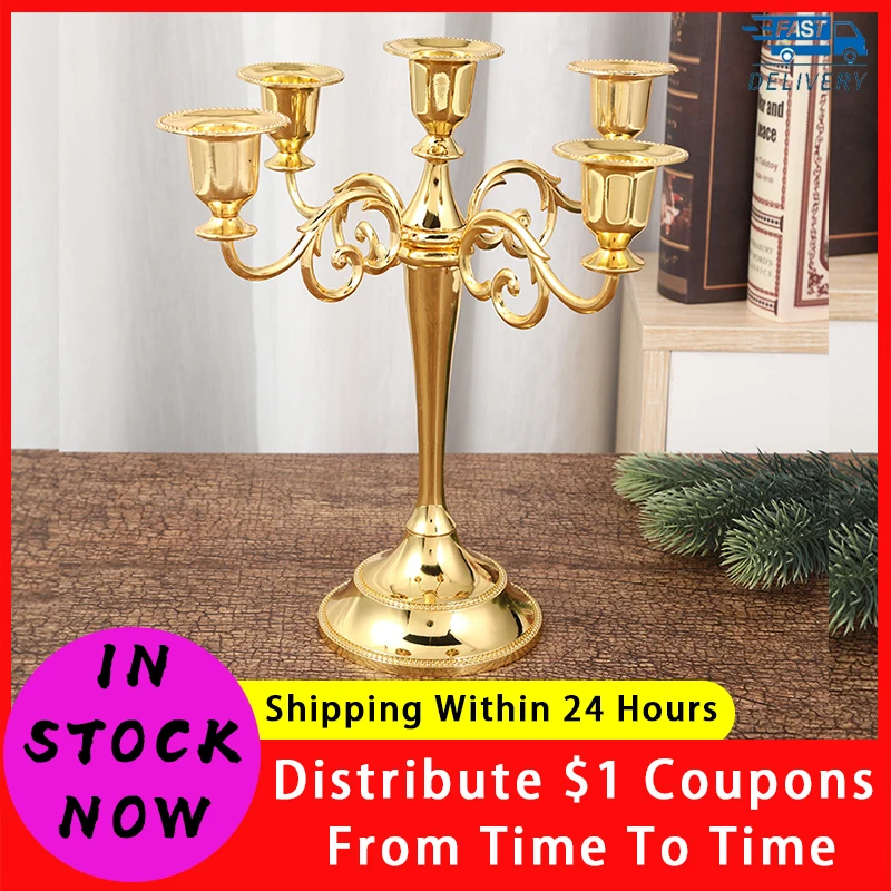 Подсвечник с 3-5 ручками металлический подсвечник аксессуары для украшения дома