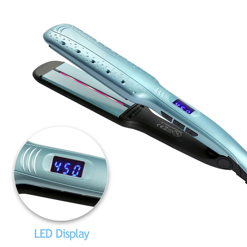 Керамический выпрямитель для волос Профессиональный светодиодный дисплей