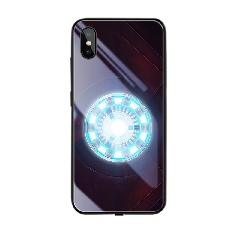 Для IPhone X XR XS Max и iPhone 11 Pro чехол для телефона Голосовая активация светящаяся