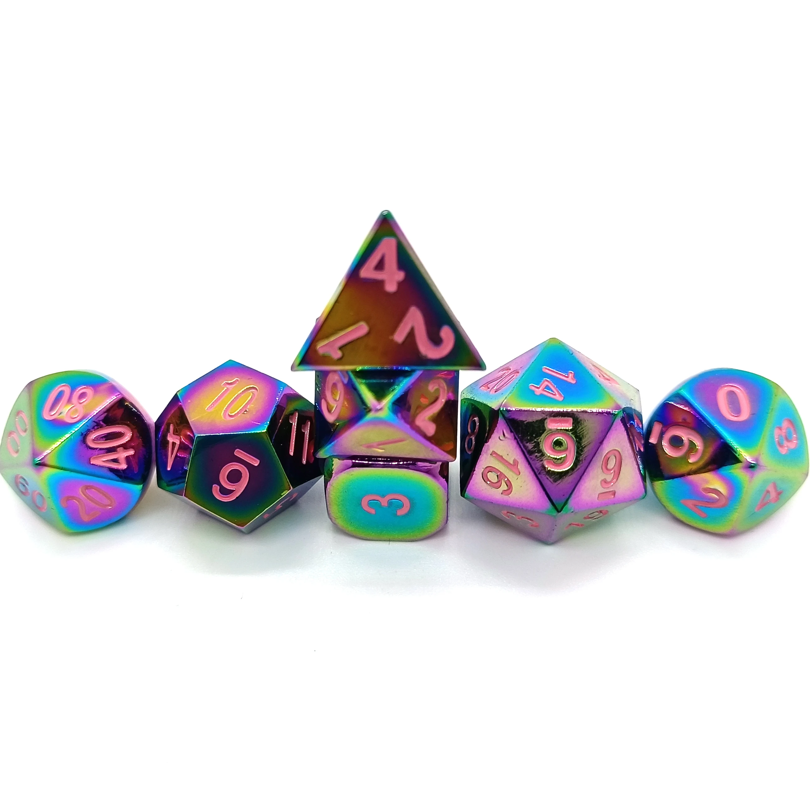 DND role-playing Game dice MTG Pathfinder board game metal D4-D20 polyhedral set | Спорт и развлечения