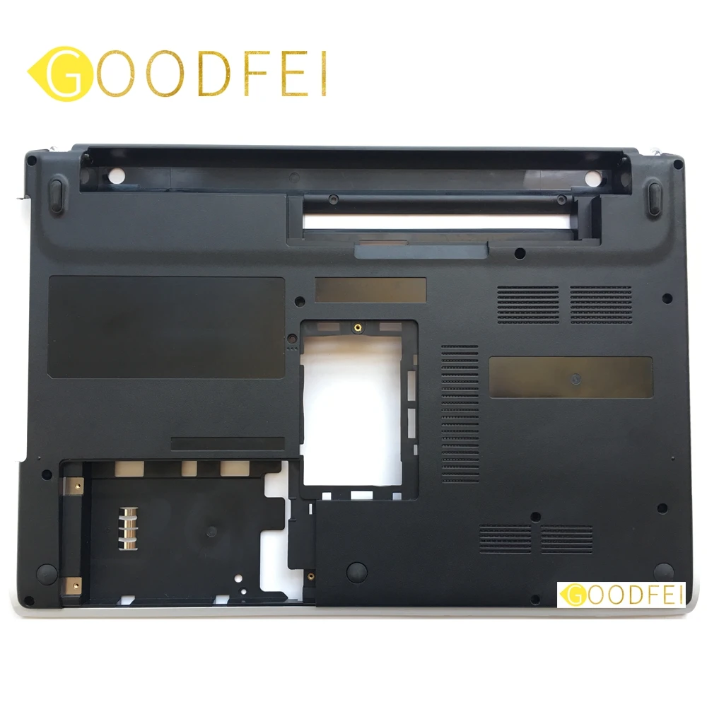 Economici Nuovo Genuino Per Sony VAIO Per SVE141 SVE141D11T SVE141D11L Del Computer Portatile Di Base Di Fondo Borsette Più Basso Caso D Copertura A Strisce Bianco 4VHK6BHN040