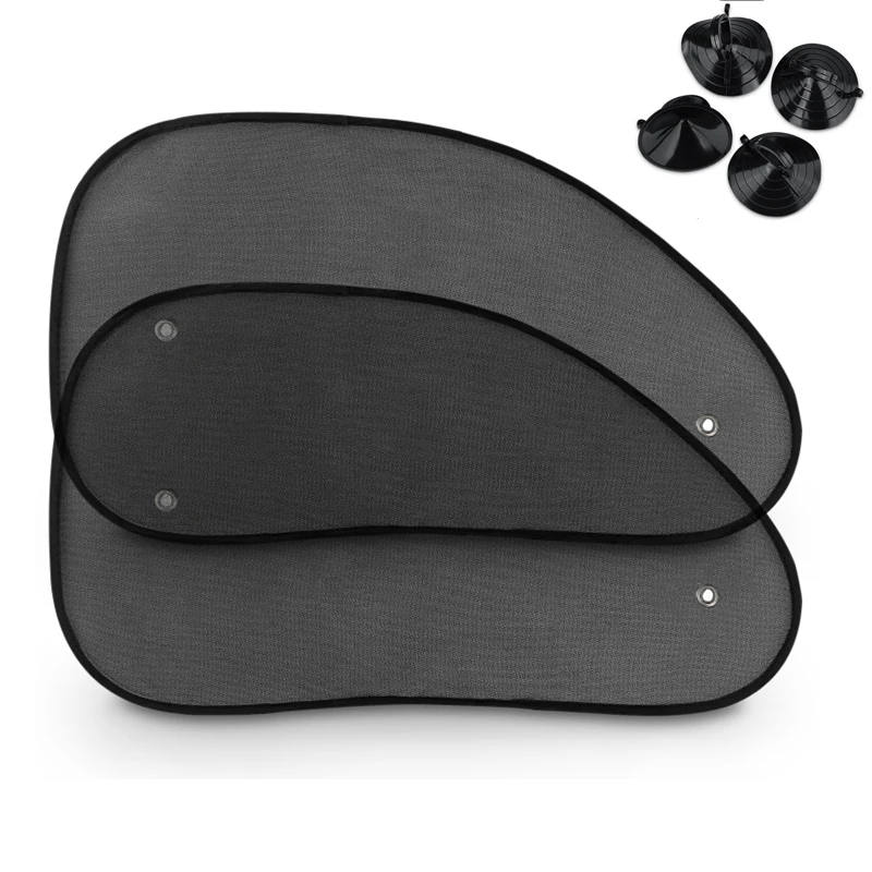 2 шт. Черный Автомобильный солнцезащитный козырек боковое окно чехол для