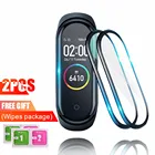 3D чехол для смарт-часов Xiaomi mi band 6 5 4, мягкая полноразмерная защитная пленка из закаленного стекла с нанопокрытием для Miband456, аксессуары