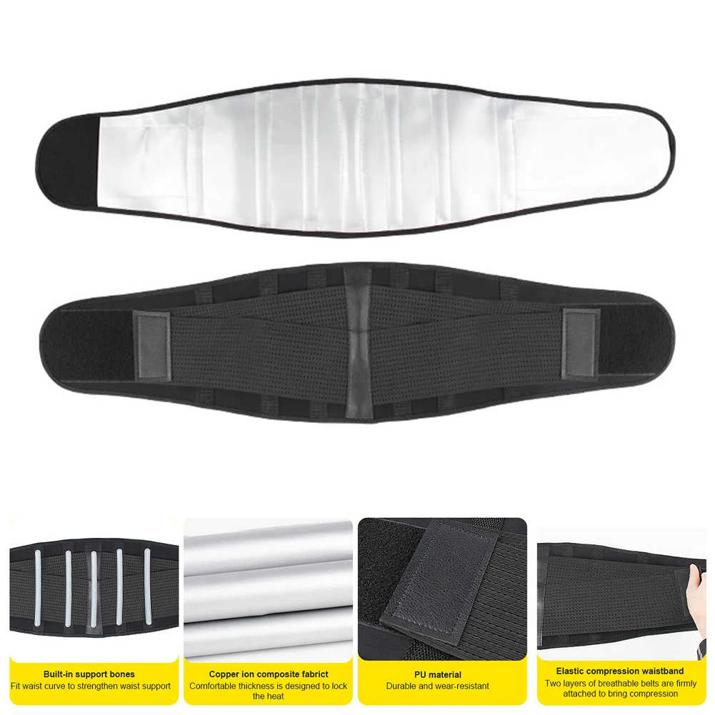 

Waist Trainer for Men Women Compression Slimming Belt Sauna Body Shaper Weight Loss Shapewear Workout Fitness Trimmer Waistband