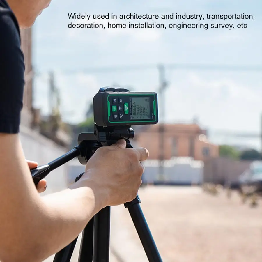 Дальномер портативный с ЖК дисплеем и зеленым лучом|Лазерные дальномеры| |