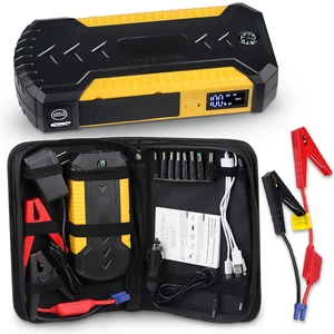 Портативное аварийное пусковое устройство для автомобиля, 88000 мАч, 12 В, 600 А, внешний аккумулятор с USB-зарядкой и светильник