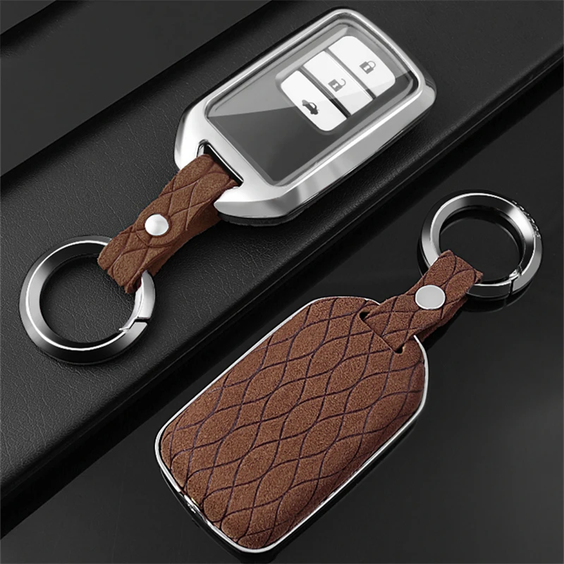 Чехол из искусственного меха с откидной крышкой для ключей Honda Civic HR-V CRV BRV XRV Odyssey