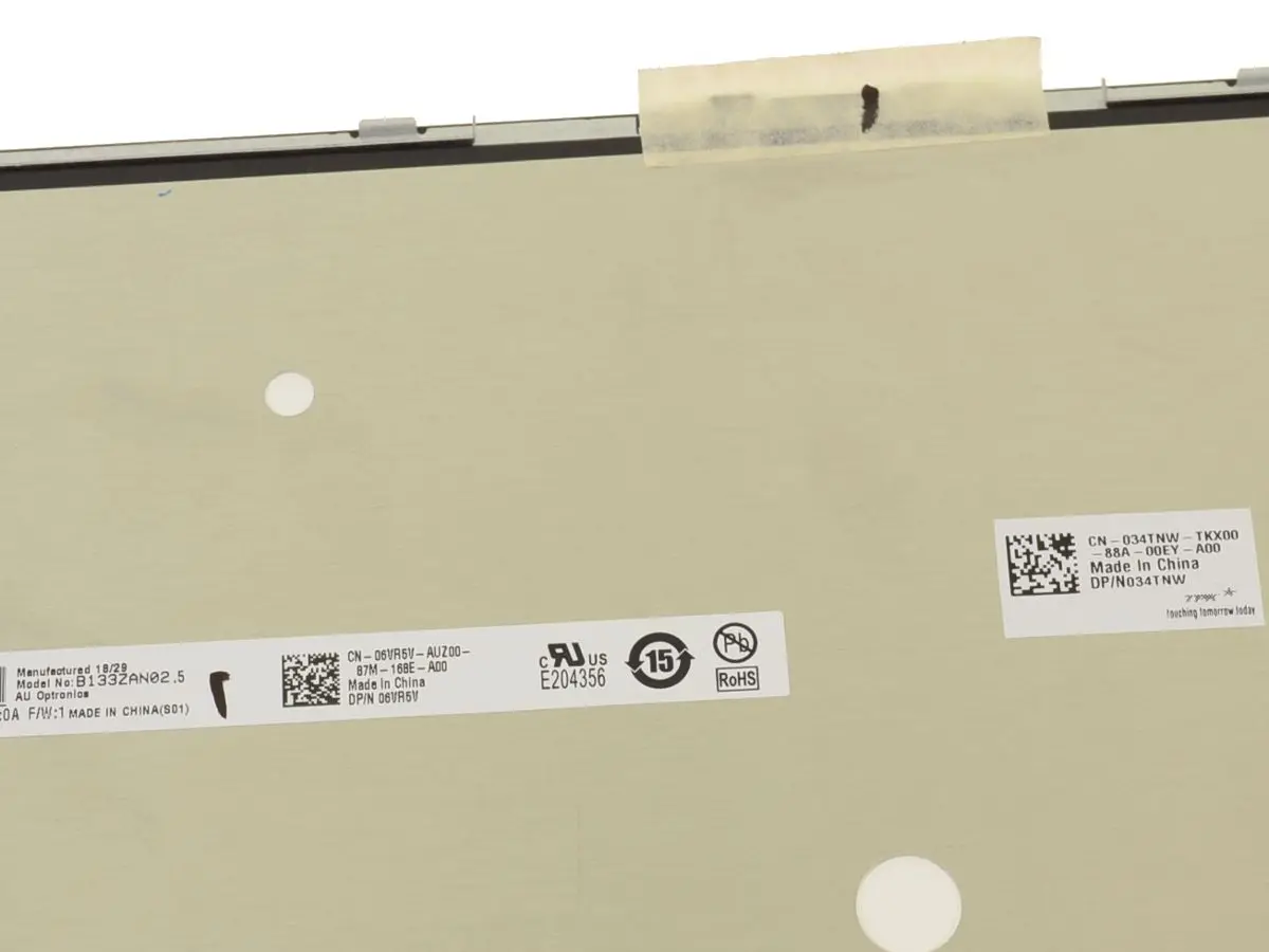 

Apply to 13.3" TouchScreen UHD (4K) LCD Display Assembly For Dell Inspiron 7386 P91G 2-in-1- 34TNW