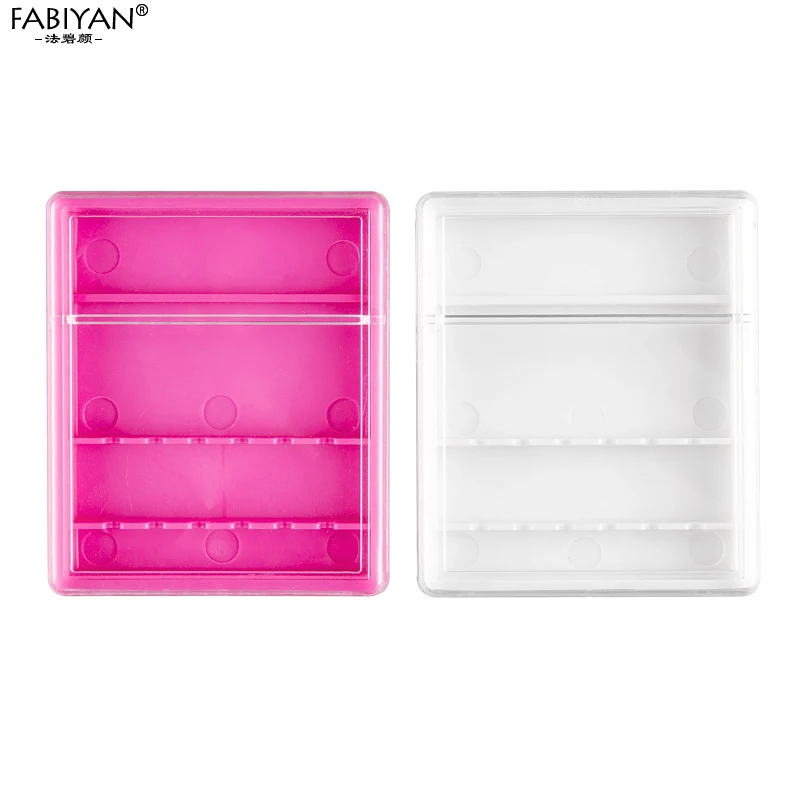 Акриловый держатель для дизайна ногтей 6 элементов чехол хранения пустой