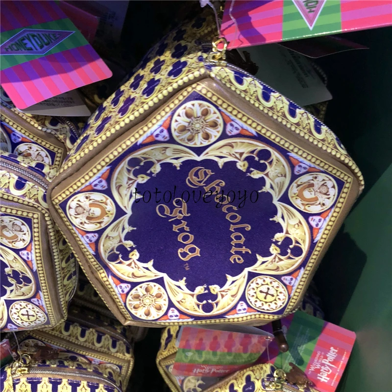 Бумажник с принтом Гарри шоколадный цветок маленький кошелек для монет в школе