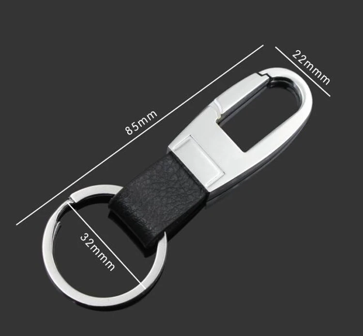 

Fashion Leather key Chain New Men Women Metal Waist Hanging KeyChain Best Gift Key Ring jewelry