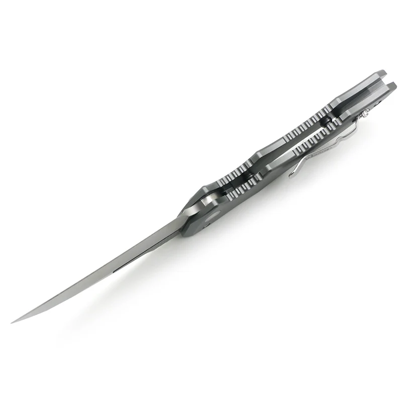 spesifikasi SF OTF Micro Hawk D2 Baja Aluminium Penerbangan + Serat Karbon Menangani Outdoor EDC Berburu Survival Auto Knife Gratis Pengiriman