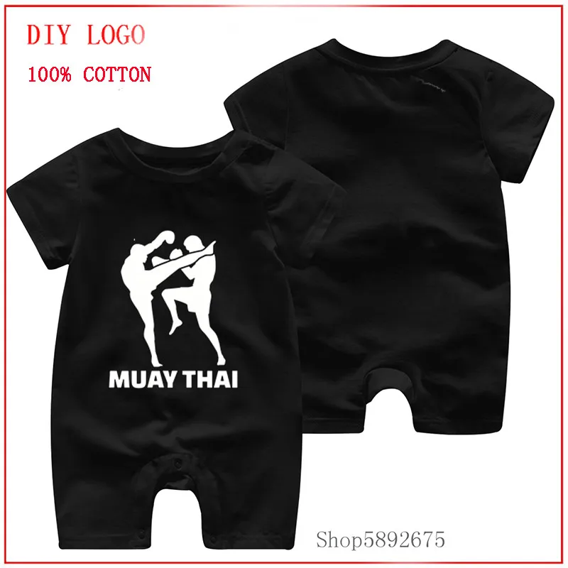 Самые популярные летние Новый стиль футболка с короткими рукавами муай тай дети
