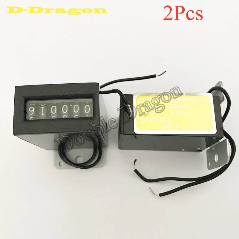 2 шт./лот 6 цифр аркадная монета счетчик 12VDC18PCS механический для крана машина