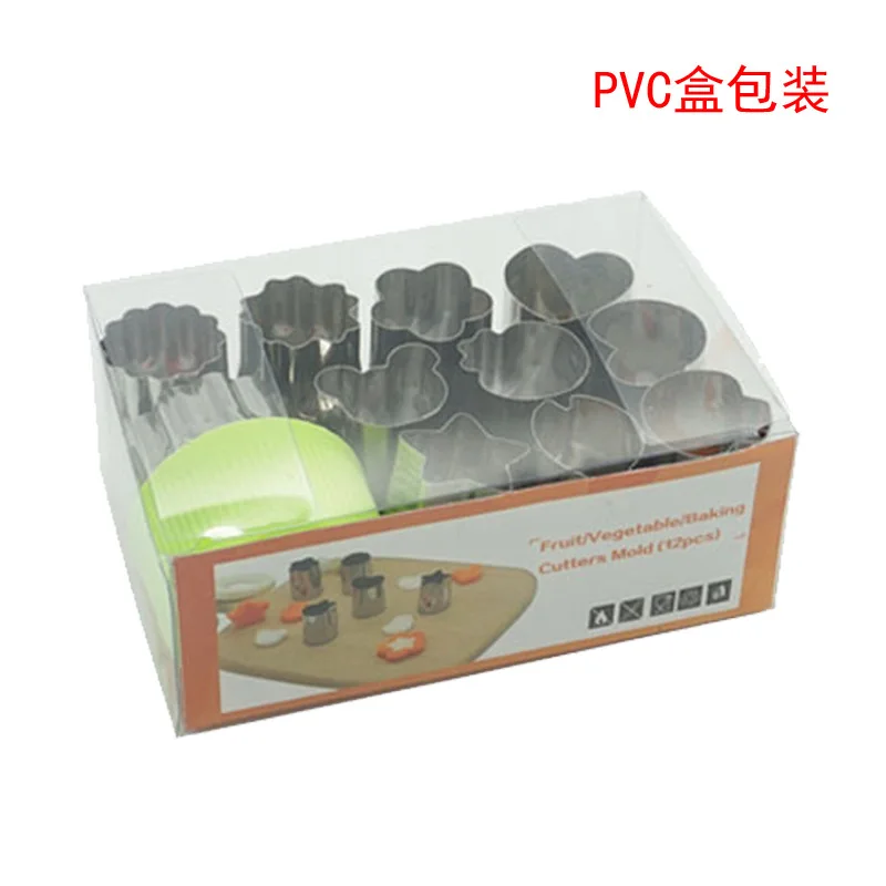 

Stainless Steel 12-piece Printing Mold Cartoon Animal-shaped Vegetable and Fruit Mold Cake Decoration Accessories