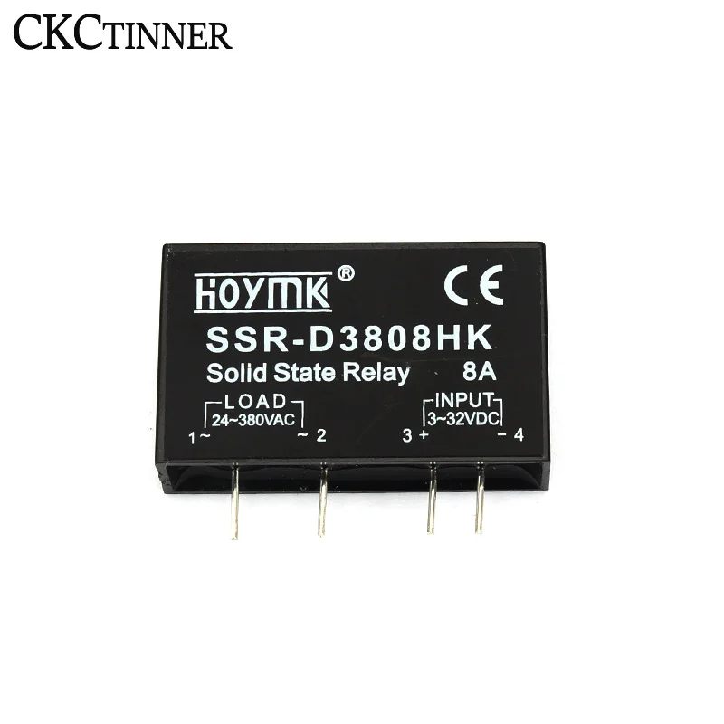

1 шт. печатная плата SSR-D3803HK D3805HK D3808HK, предназначенная с контактами SSR-D3805HK 5A твердотельное реле постоянного и переменного тока