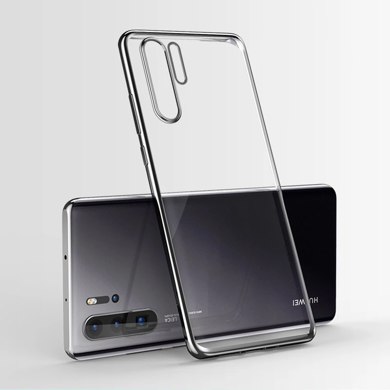 electroplate Soft Case for HUAWEI P Smart 2019 Z Plus 2018 Quality Plating Silicone Clear Transparent Crystal Cover | Мобильные