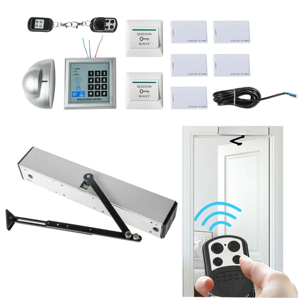 

Remote Control Door Access Electric Automatic Door Opener Handicap Door Opener 120 Degree Swing Door Opener Non-contact Sanitary