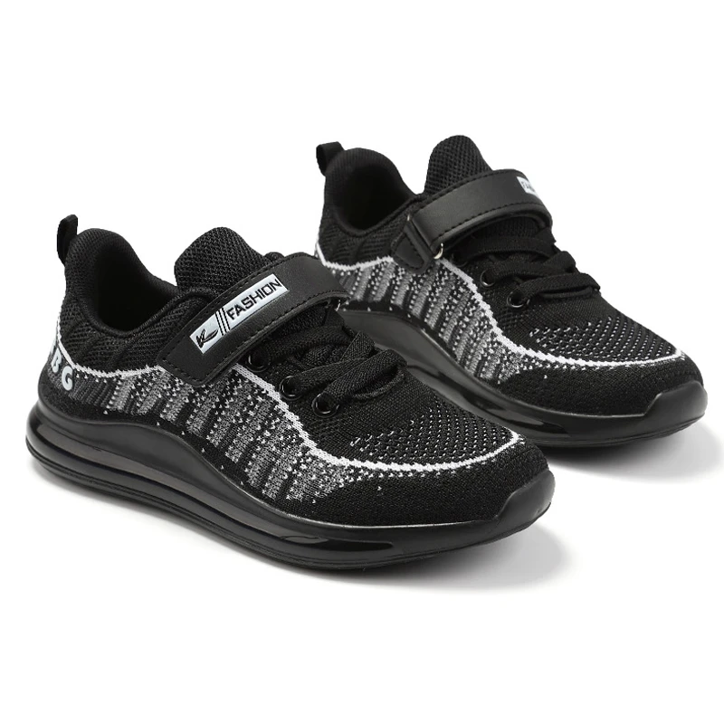 Детские кроссовки для мальчиков дышащие на воздушной подушке липучке