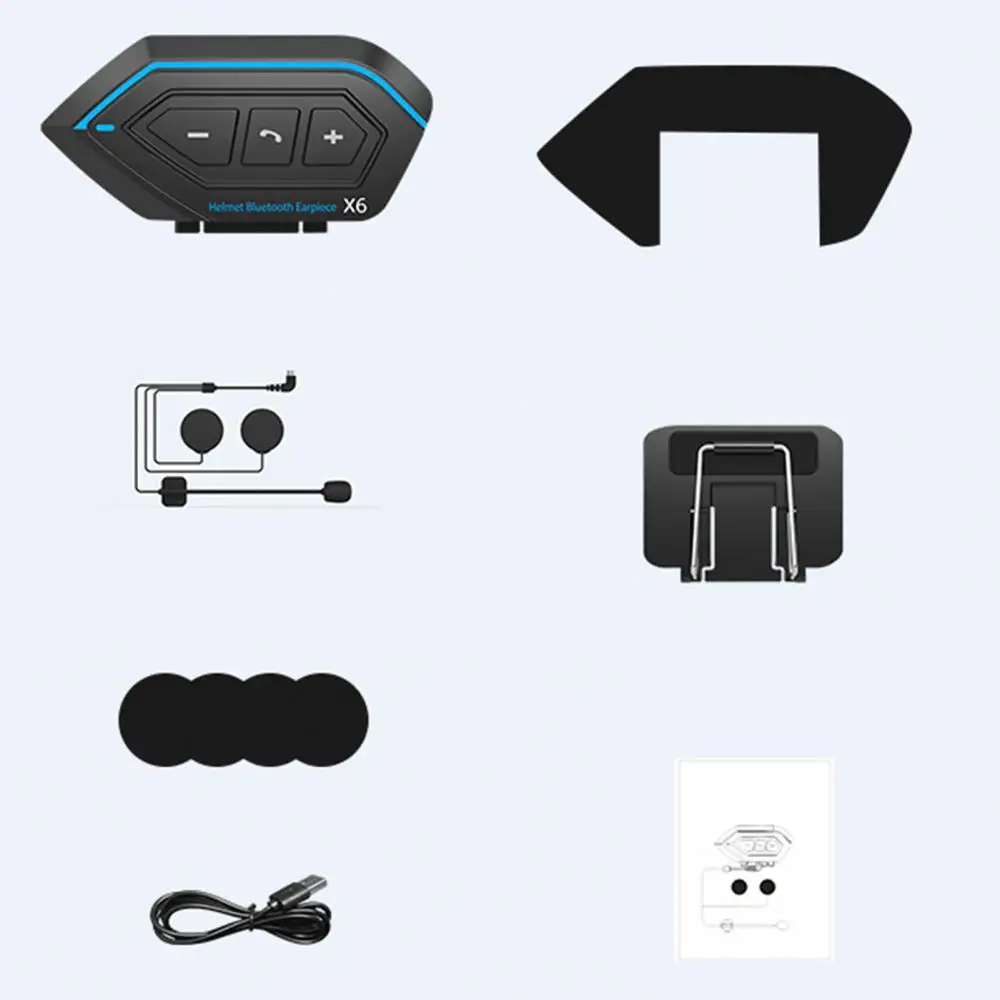 Bluetooth гарнитура для мотоциклетного шлема QTB35|Наушники шлемов| |