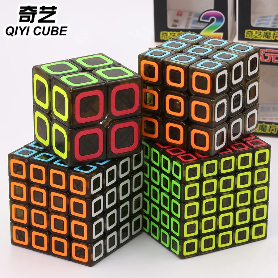 Головоломка магический куб QiYi Dimension Cube 222 333 444 5555 2x2 3x3x3 4x4x4 5x5x5 Входной легкое