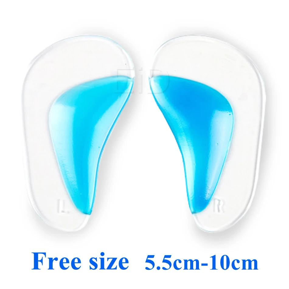 Arch support pad EVA Весна Силиконовые ортопедические стельки для обуви, стельки для плоскостопия, ортопедические стельки, стельки для супинатора, Подошвенный Фасциит, уход за ногами - Цвет: Arch support pad
