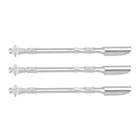 3 шт.компл. металлические ложки Sniffer Snorter 79 мм табак кулон-ложка для курительных принадлежностей инструменты Mayitr