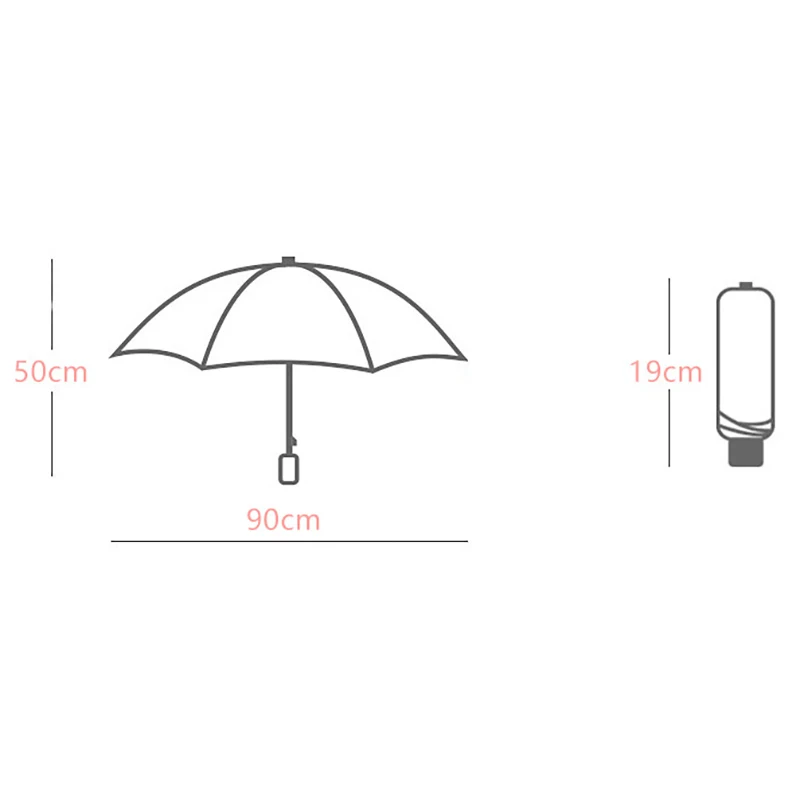 

YADA 2020 Ins Fashion Flower Pattern Light Mini Small Umbrella Four Pocket Folding Umbrella For Women Girl UV Umbrella YD200243