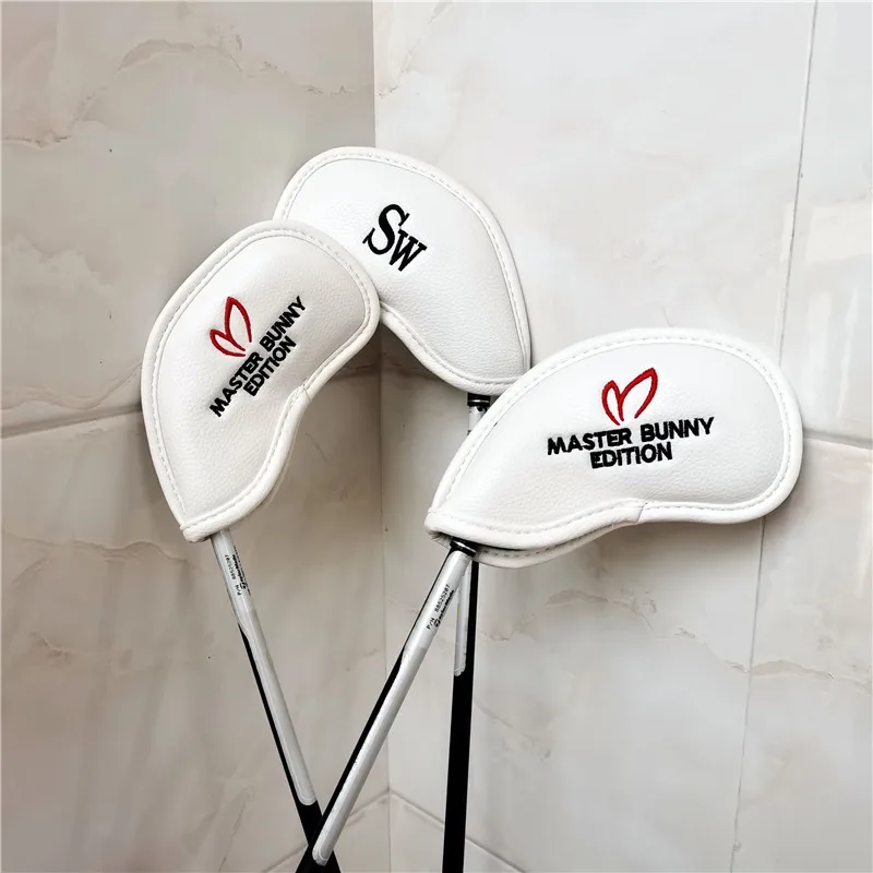 9 шт. накладки на голову MBE для гольф клубов из ПУ кожи # 4 9PAS Master Bunny Edition цвета