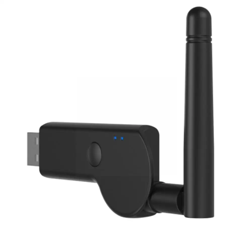 

Bluetooth 5,2 передатчик 3,5 мм аудио передатчик низкая лантенция беспроводной адаптер с внешней антенной для ТВ ПК динамик A5z8