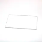 Тарелка из плавленого кварцевого стекла, 30x50x2 мм, 10 шт.