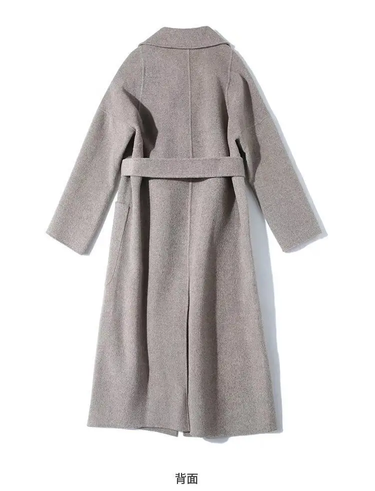 

New arrivals fashion elegant long warm winter wool coat for women