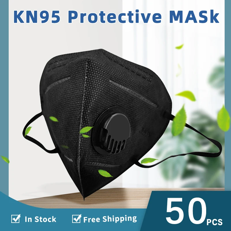 FFP2 многоразовые KN95 маска для лица PM2.5 противотуманные дышащие промышленные