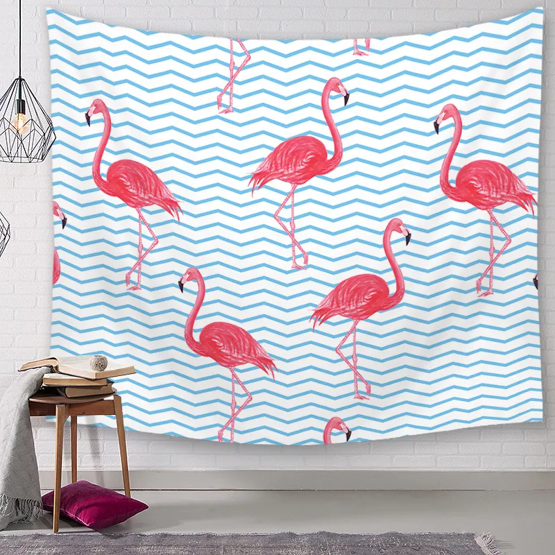 Фламинго декоративные гобелены гобелен на стену Мандала богемский пейзаж