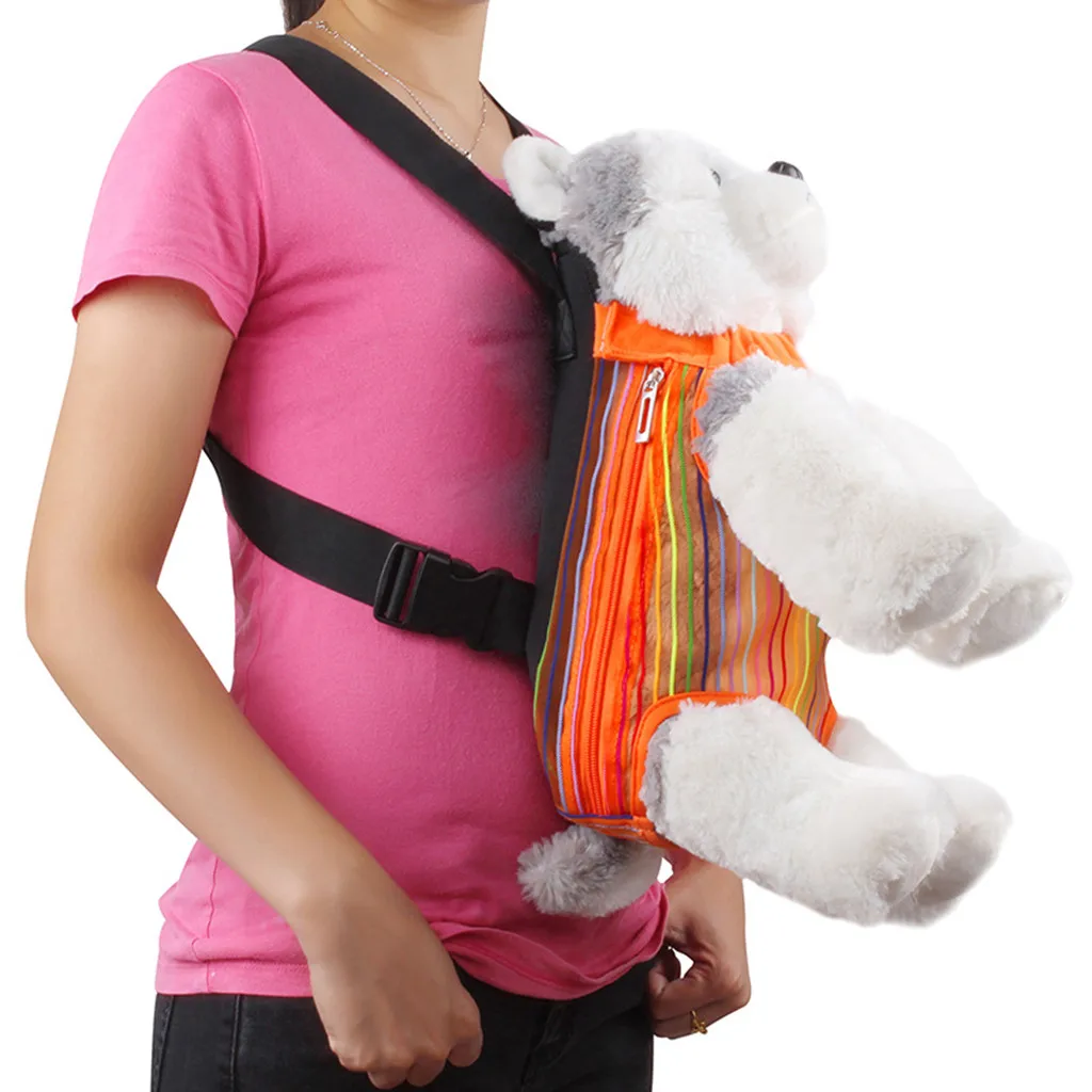 Прочный портативный открытый рюкзак для перевозки животных Регулируемый ПЭТ