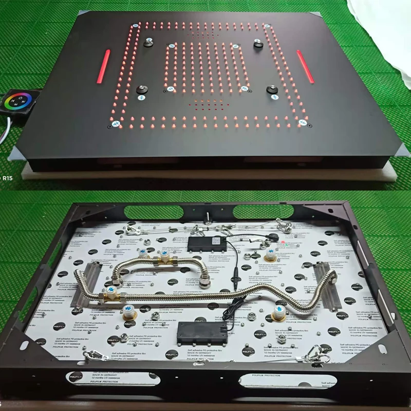 Рисунок 3 - Роскошная большая дождевая душевая панель 800 × 600 мм