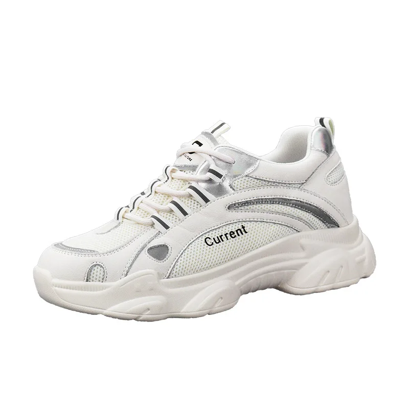 

2021 spring fashion fashion daddy shoes women's front lace up women's low-rise casual shoes women's shoes