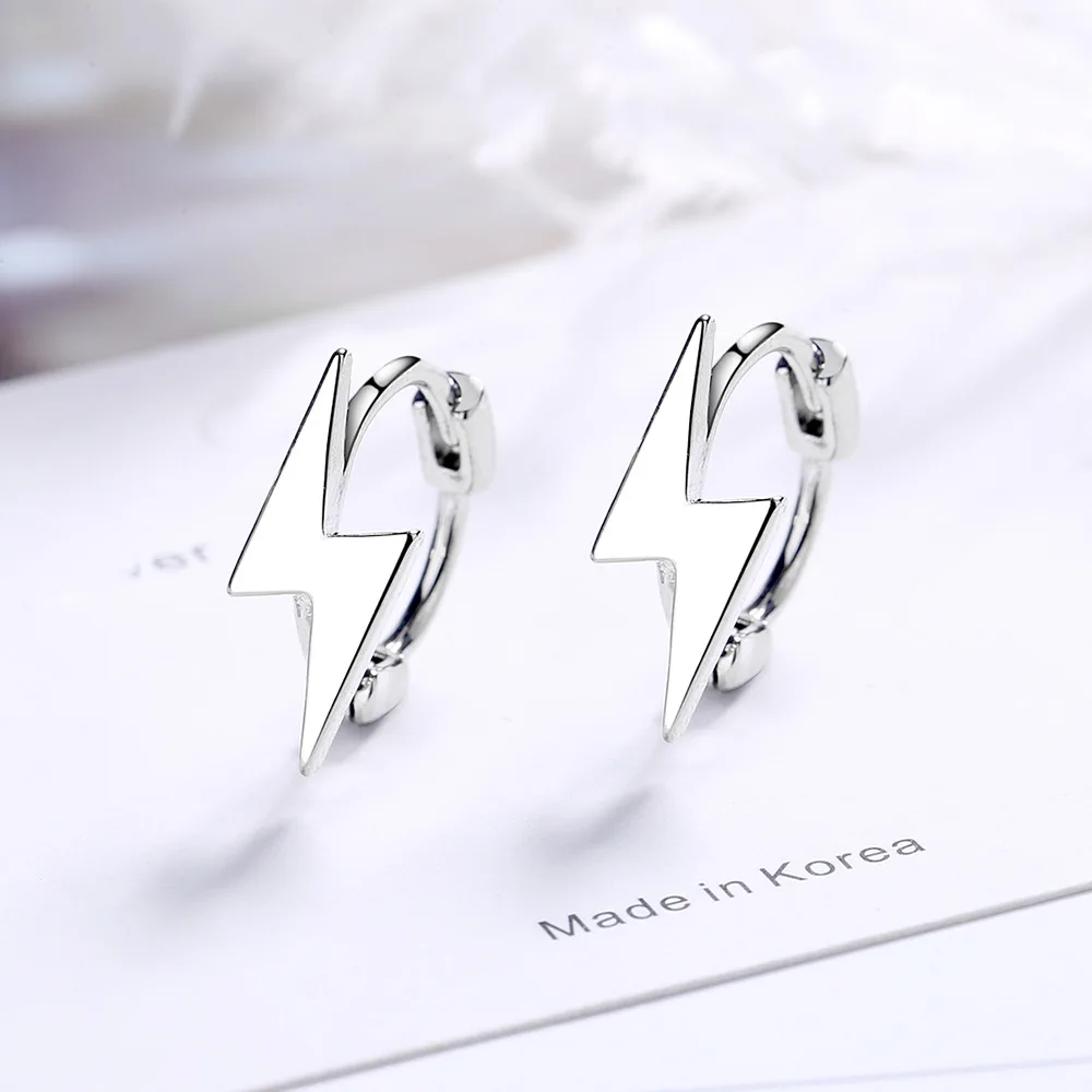 

925 Sterling Silver Piercing Stud Earring For Women Girls Wedding Party Jewelry Oorbellen eh893