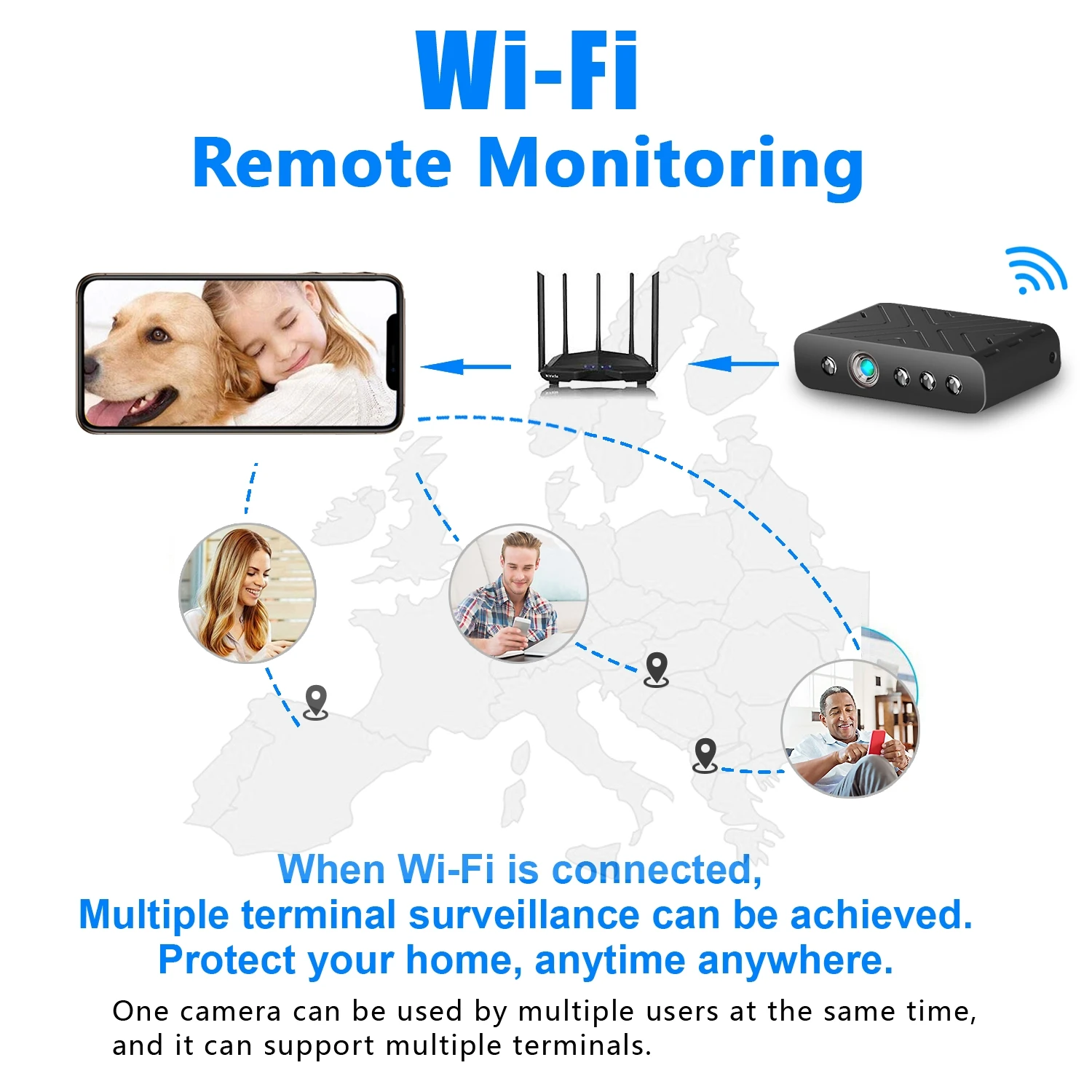 2022 Мини HD Wi-Fi Usb-камера Kleinste микро-камера с ночным видением циклическая запись