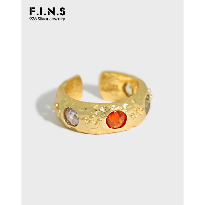 

Женское кольцо из стерлингового серебра 925 пробы F.I.N.S, роскошное кольцо из стерлингового серебра 925 пробы