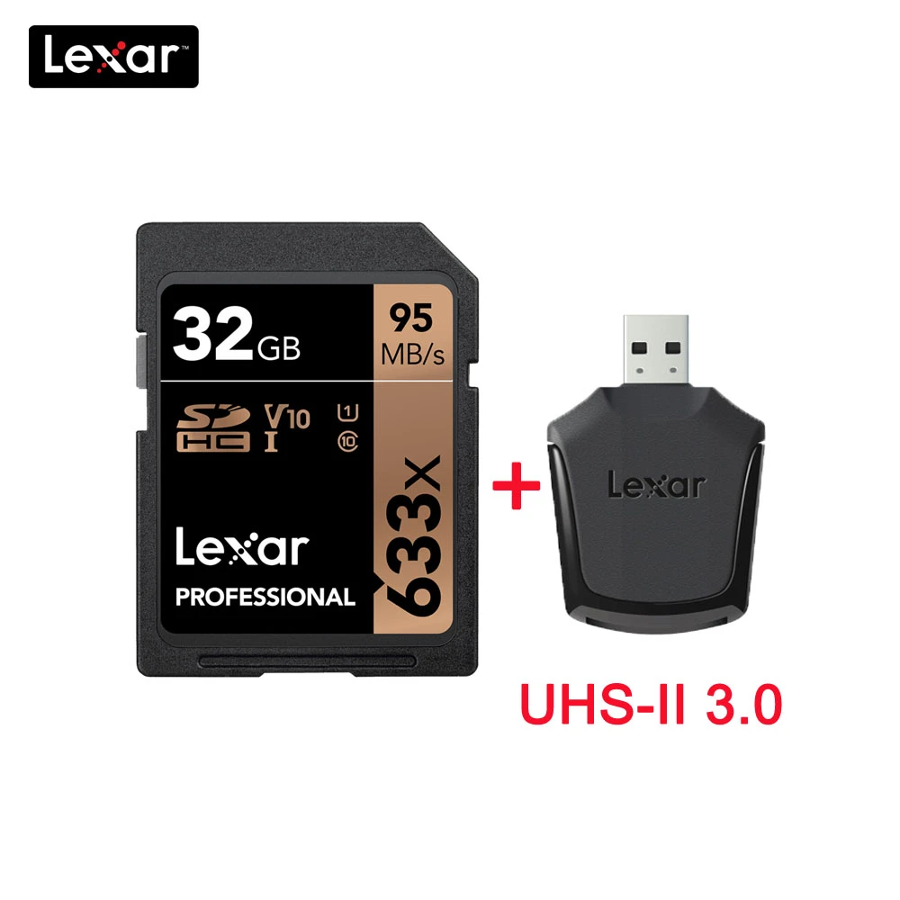 Карта памяти Lexar SD класс 10 100% x 32 Гб|Карты памяти| |
