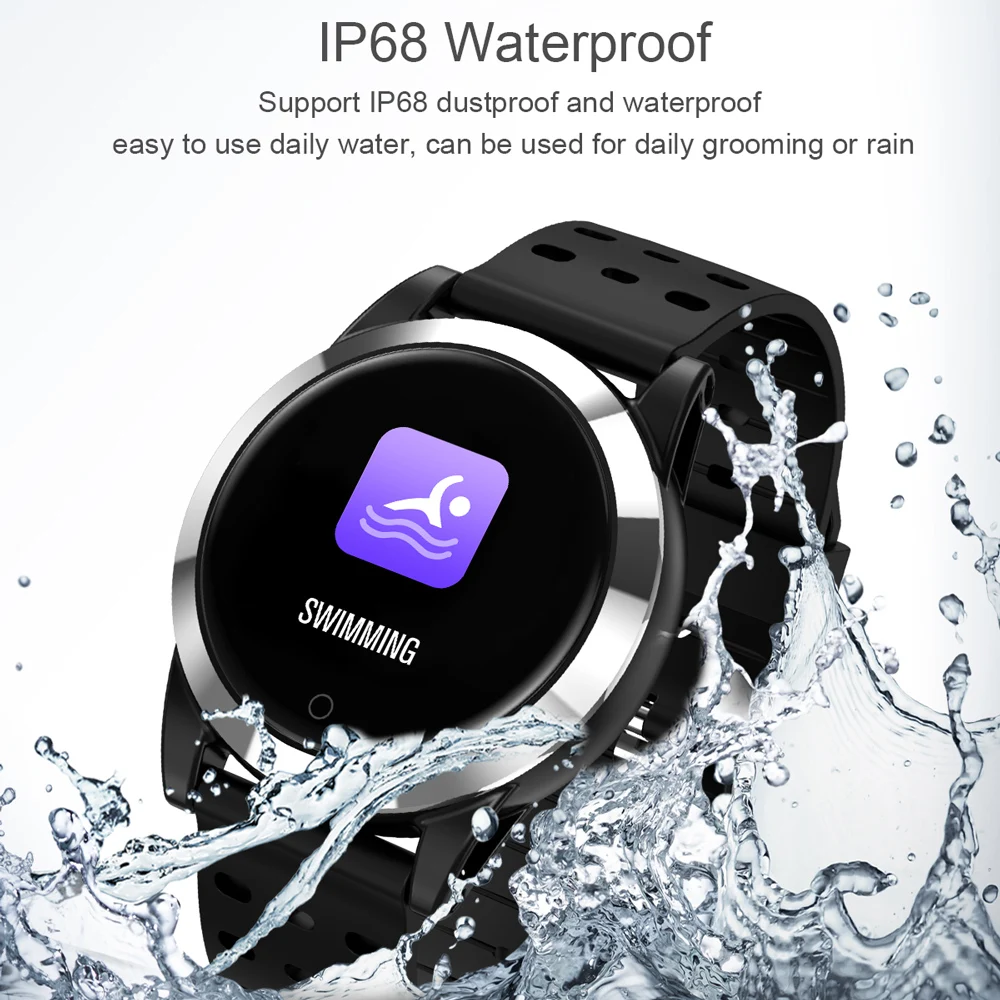 696 R19 ЭКГ монитор сердечного ритма Мониторинг Артериального Давления Смарт-часы