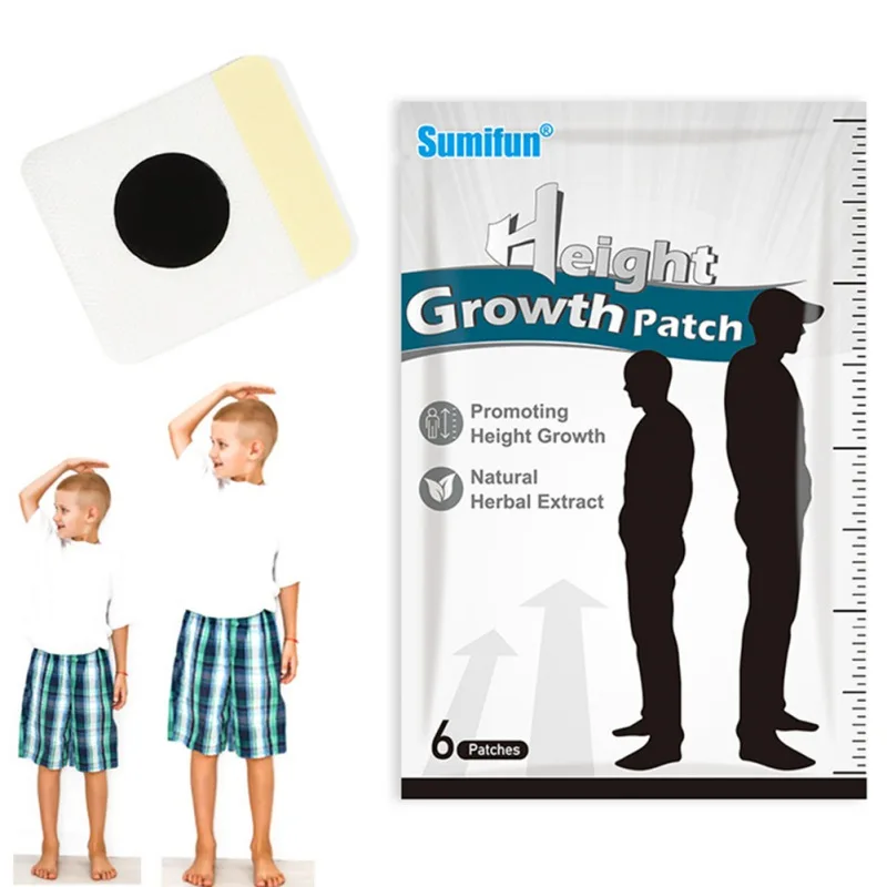 

6 пластырей, пластырь для роста и улучшения кровообращения, натуральный травяной экстракт, улучшенная добавка для роста кости и кровообраще...