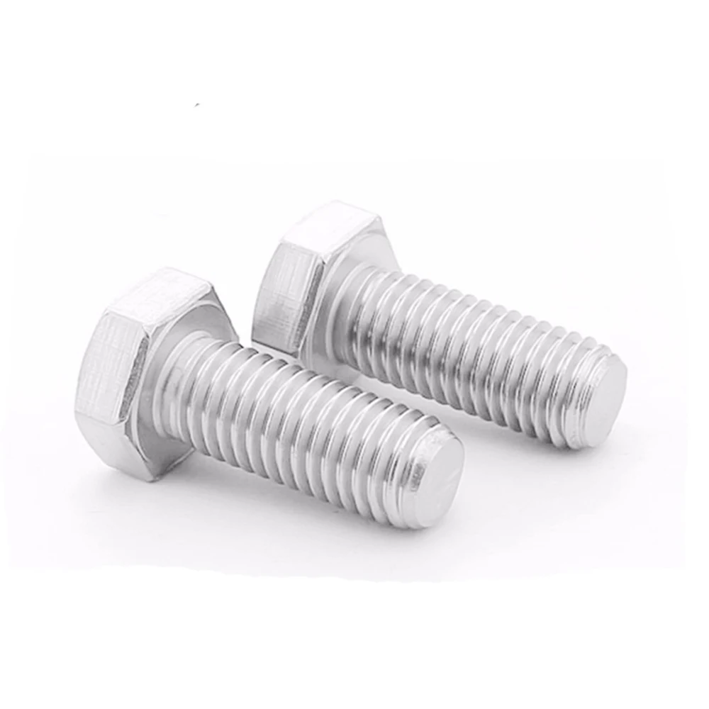 5-100Pcs/Lot Aluminium Alloy M5M6M8M10M12M16 Hexagon Head Bolt Din933 Mountain Bike Antirust Hexagonal Screw | Обустройство дома