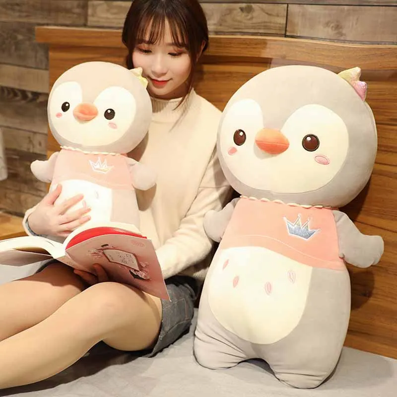 

New Hot Huggable Nice Penguin Plush Animal Toy Doll Children's Penguin Stuffed Toy Pillow Baby Sleeping Doll Kids Birthday Gifts