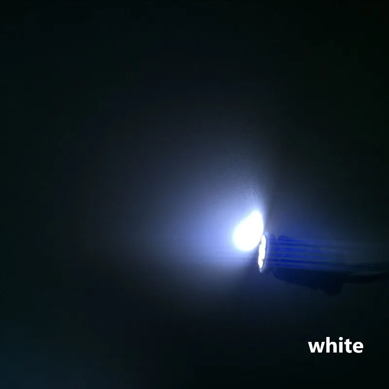 

10X Super Bright BA9S 8 SMD 1206 LED T4W 8SMD 3020 LED light Bulbs License Plate lamp White Red Blue Yellow Green 12V