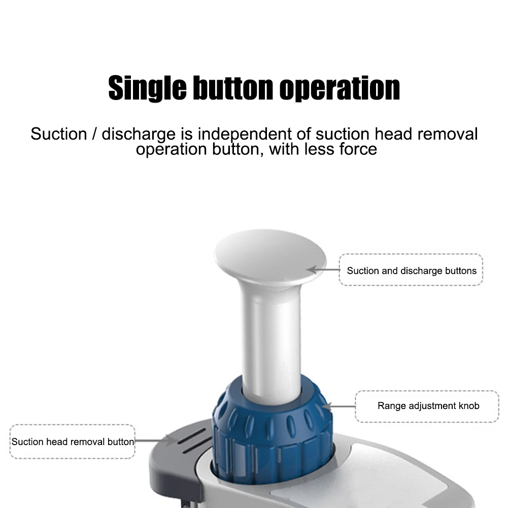 Пипеттр одноканальный регулируемый объем микро пипетки лабораторные жидкости