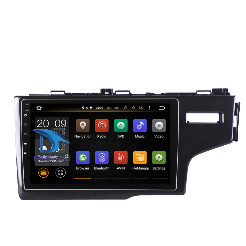 

9-дюймовый автомобильный радиоприемник Android 10,0, стерео, мультимедийный DVD-плеер для Honda Fit/Jazz 2014-2022, правосторонний Автомобильный GPS-навигатор ...